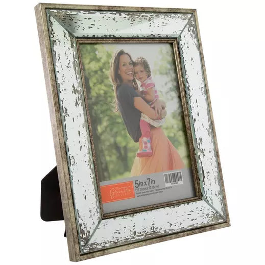 Marco de espejo de bronce envejecido