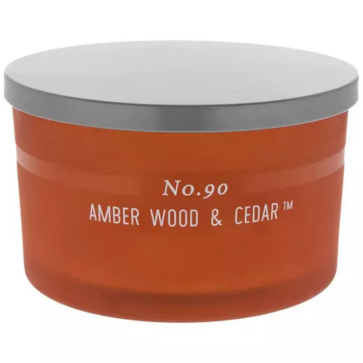 Amber Wood & Cedar Jar Candle