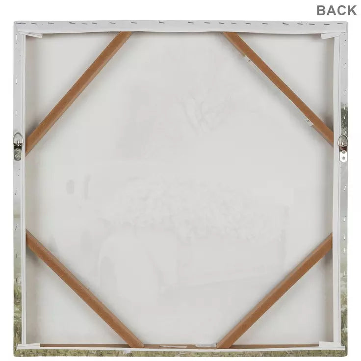 LIENZO DE PETUNIAS EN UN VIEJO CAMIÓN