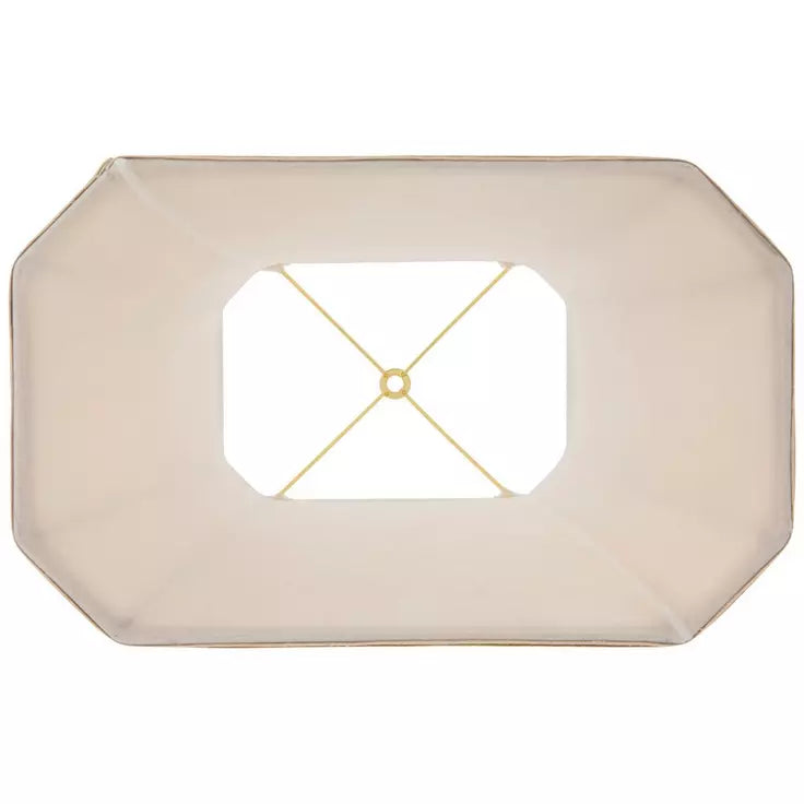 Lámpara de mesa vintage gris con volutas