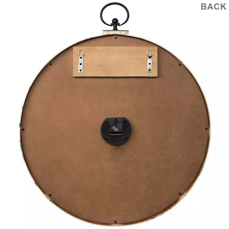 Reloj de pared de madera moderno vintage